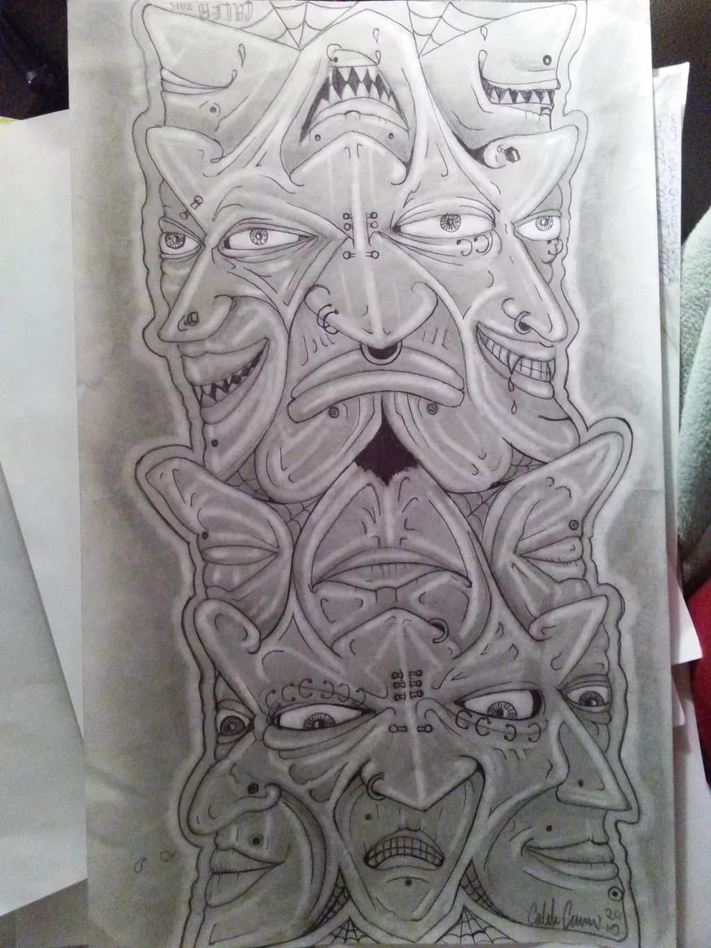 Upside Down Flippy Faces