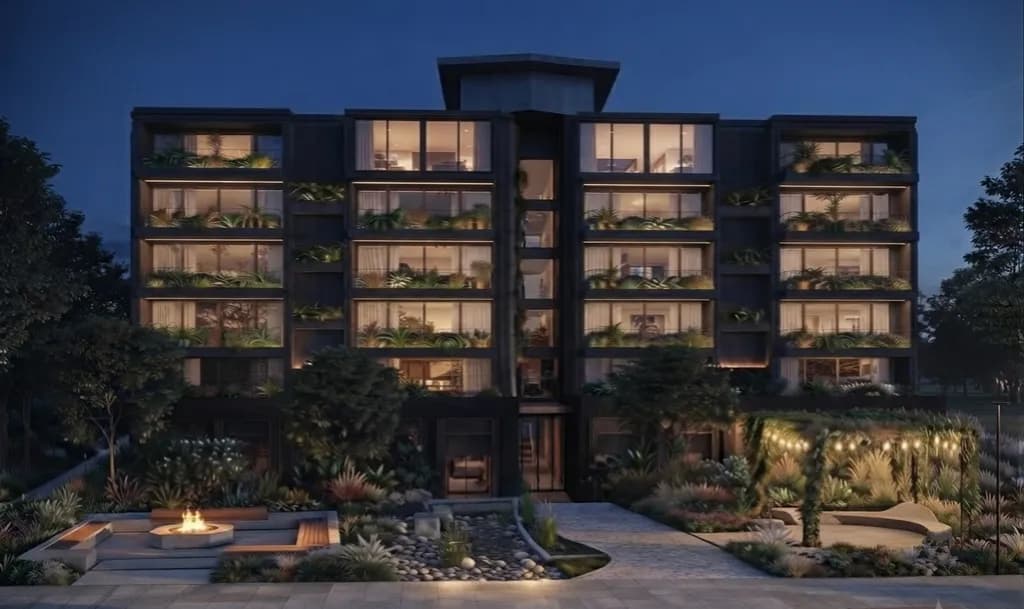 Evening Apartment Lights