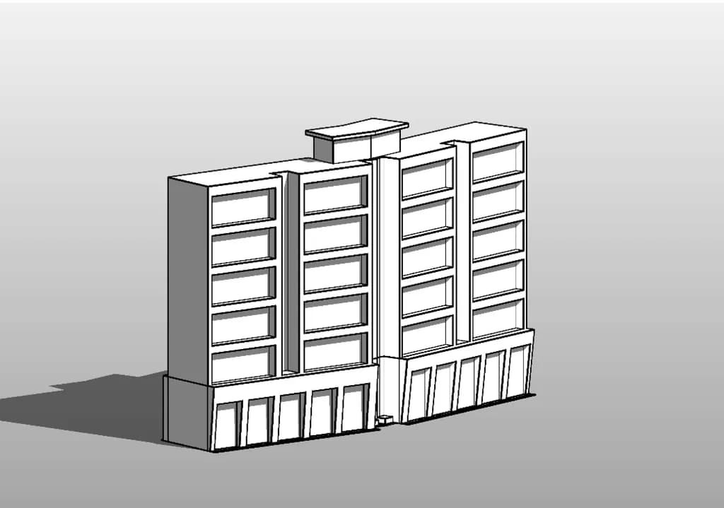 Urban Apartment Block
