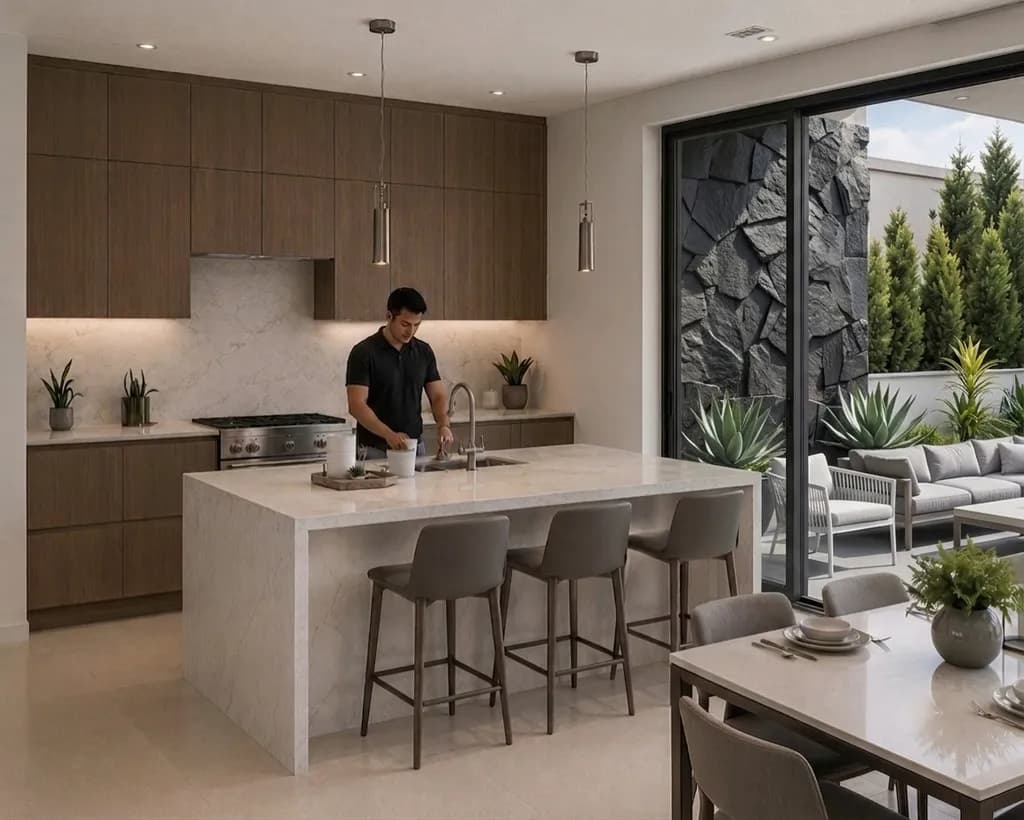 Modern Kitchen Island