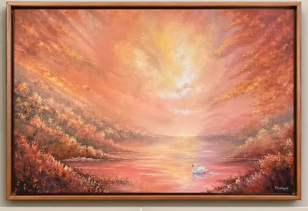 Swan Lake Sunset