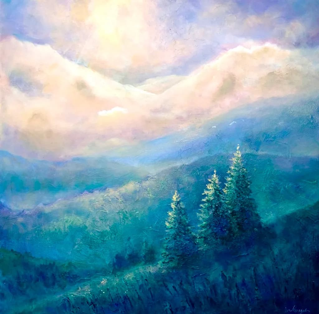 Morning Mist Mountains