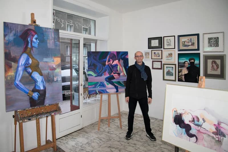Studio Harry Ergott - fine arts - in Vienna, Albertgasse 57