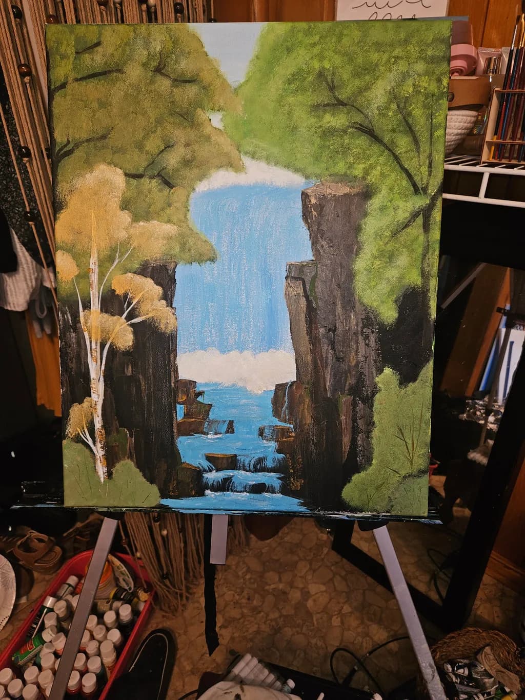 Forest Waterfall Canyon