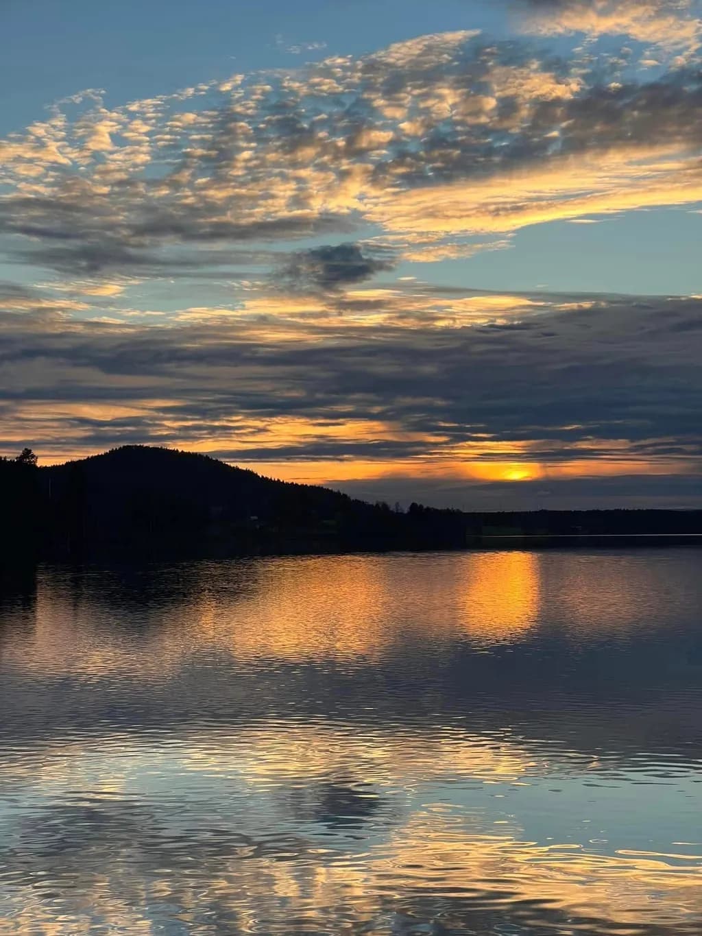 Sunset Reflection Horizon