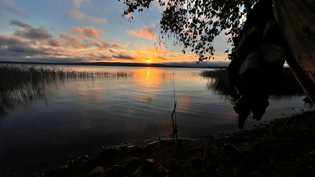 Sunset at the Lake Shore