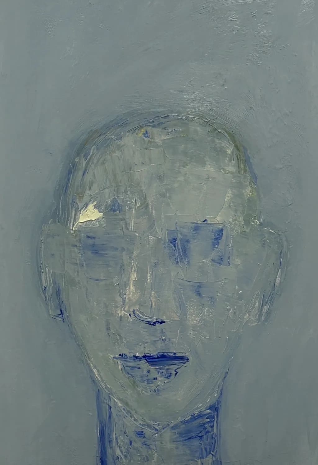 Blue Portrait Abstract