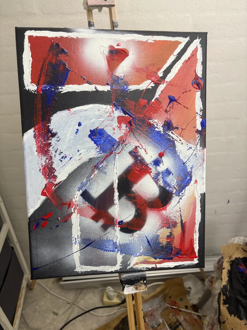 Abstract Canvas Burst