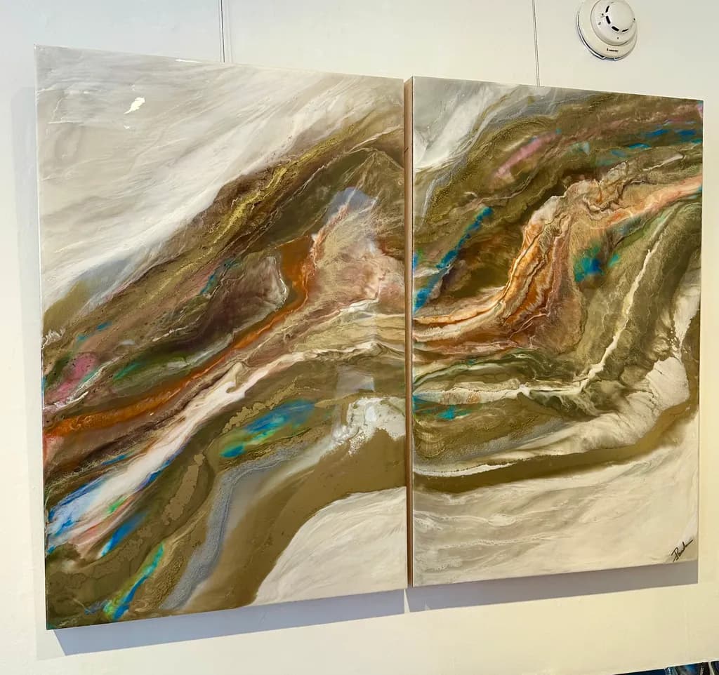 Earth Flow Diptych