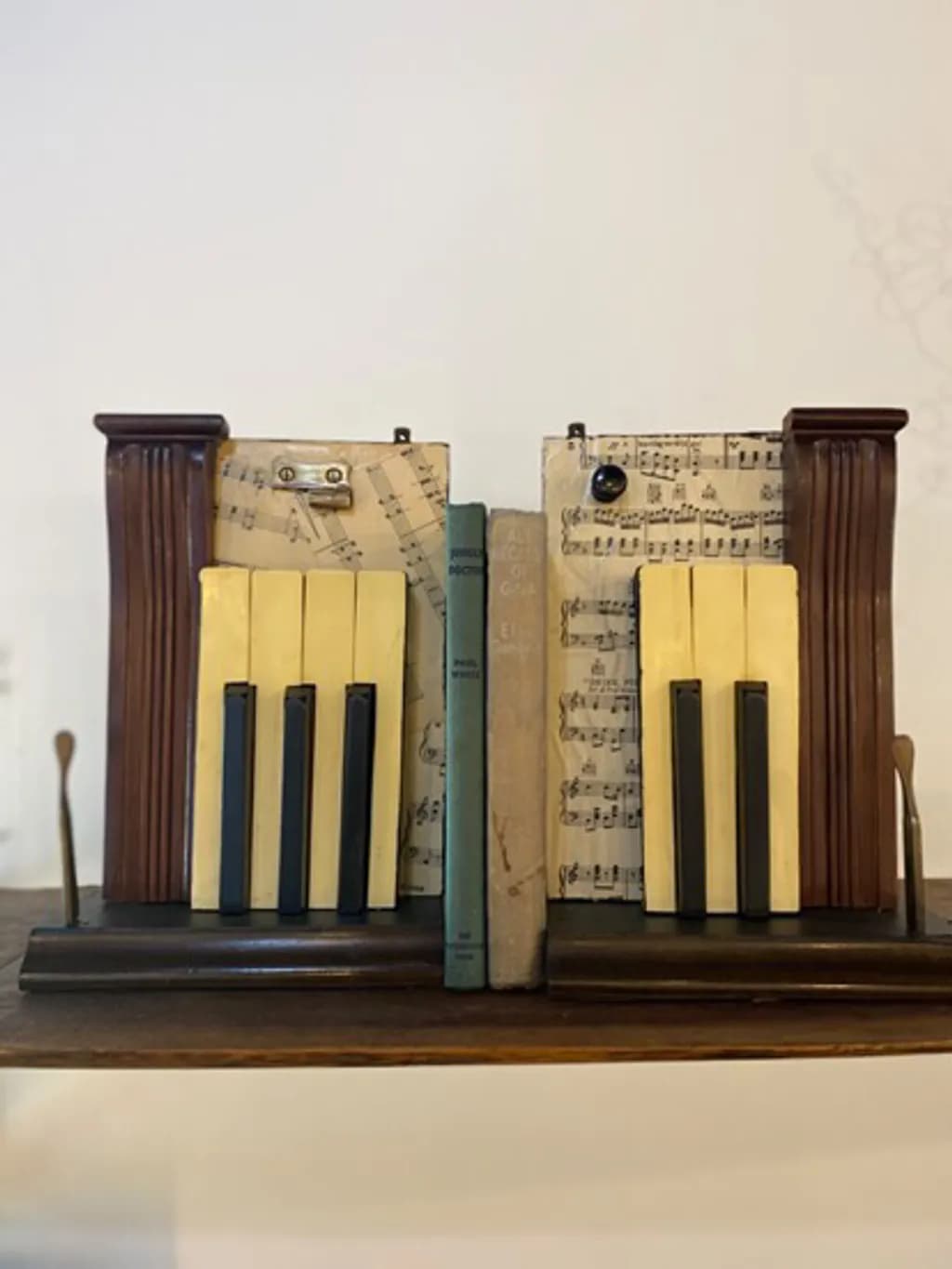 Piano Key Bookends