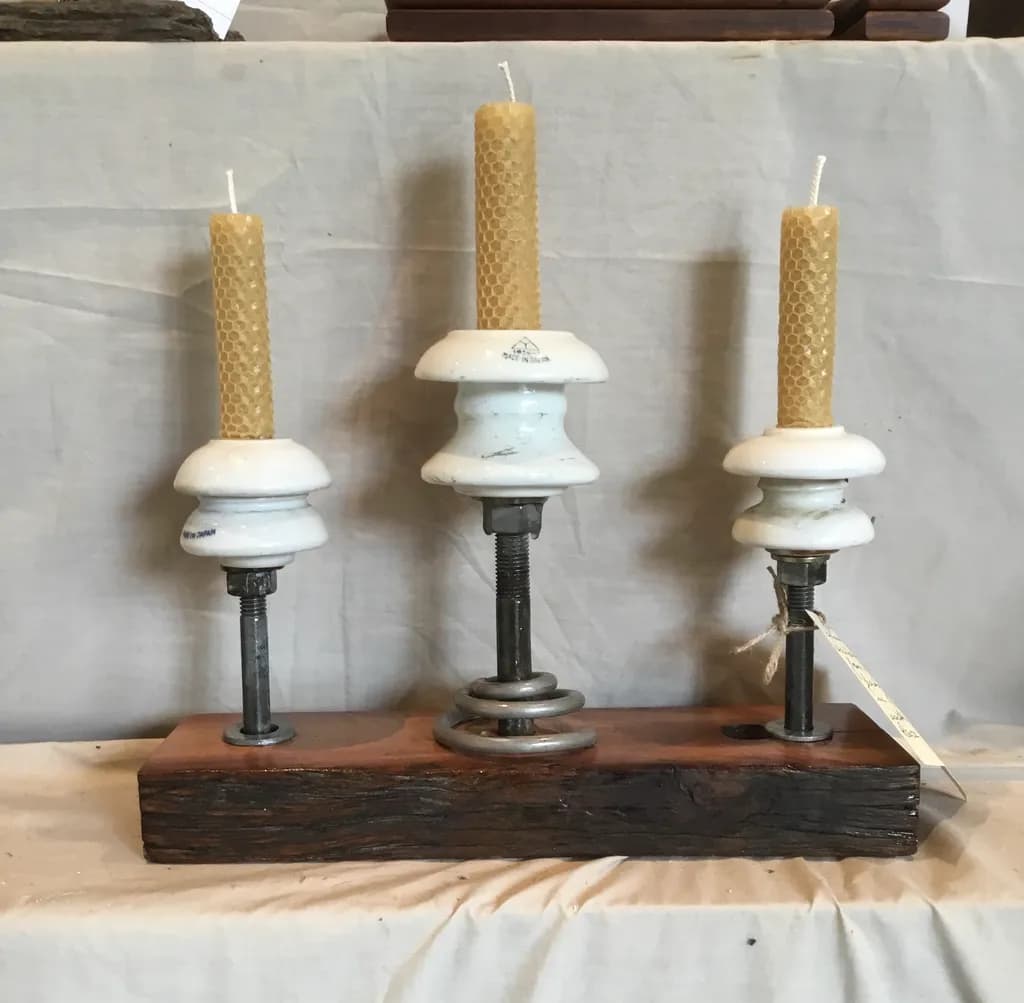 Industrial Candle Trio