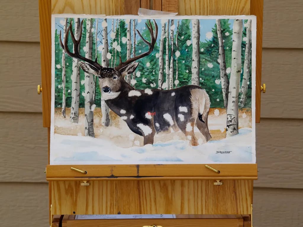 Winters Grace Deer