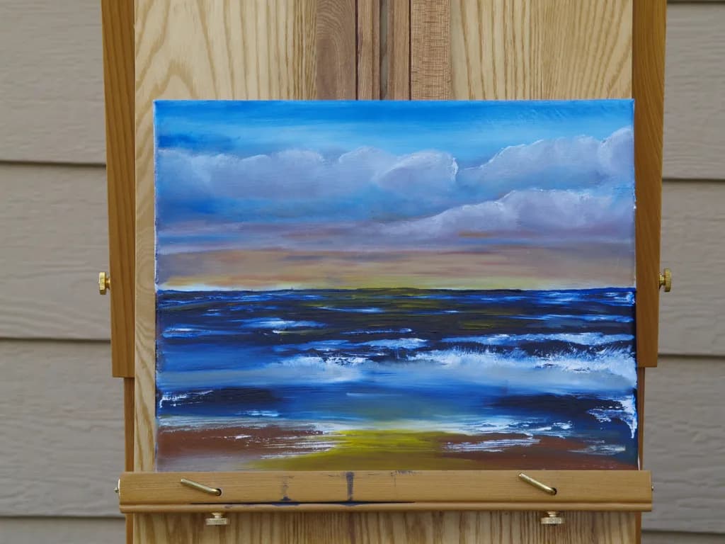 Ocean Waves at Dusk
