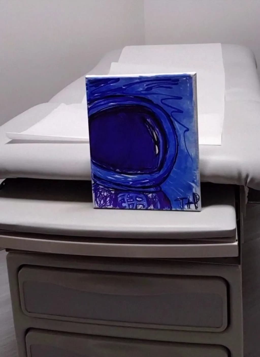 Abstract Astronaut Canvas