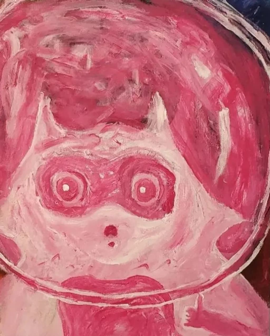 Abstract Creature in Pink