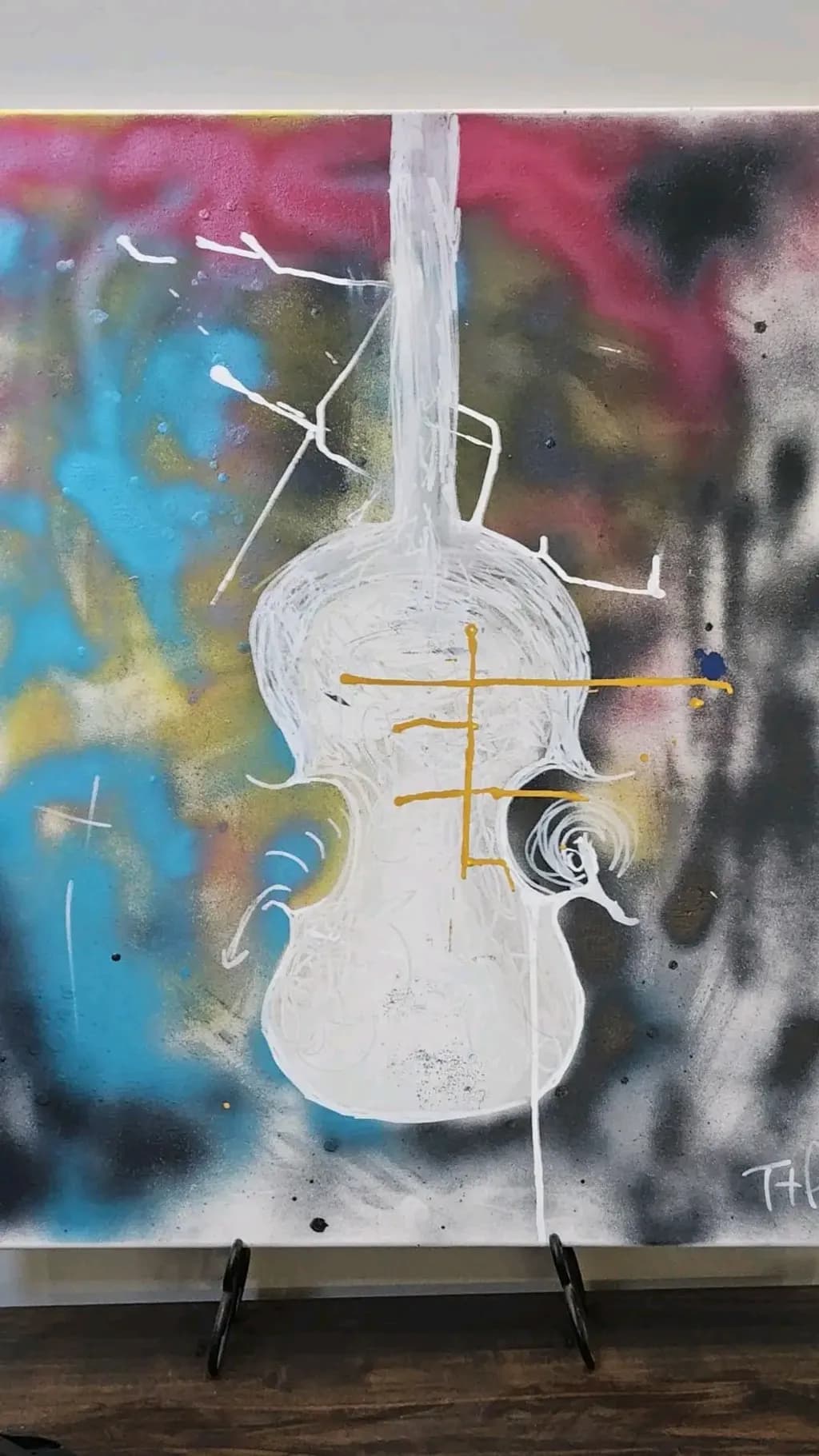 Inbound Violin Abstract