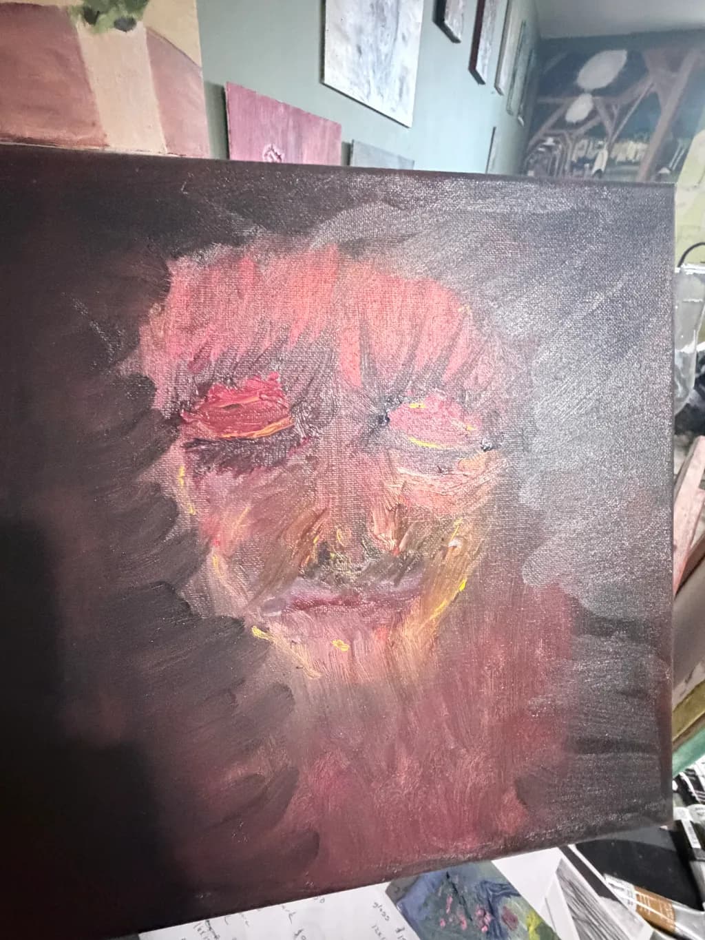 Abstract Portrait Glow