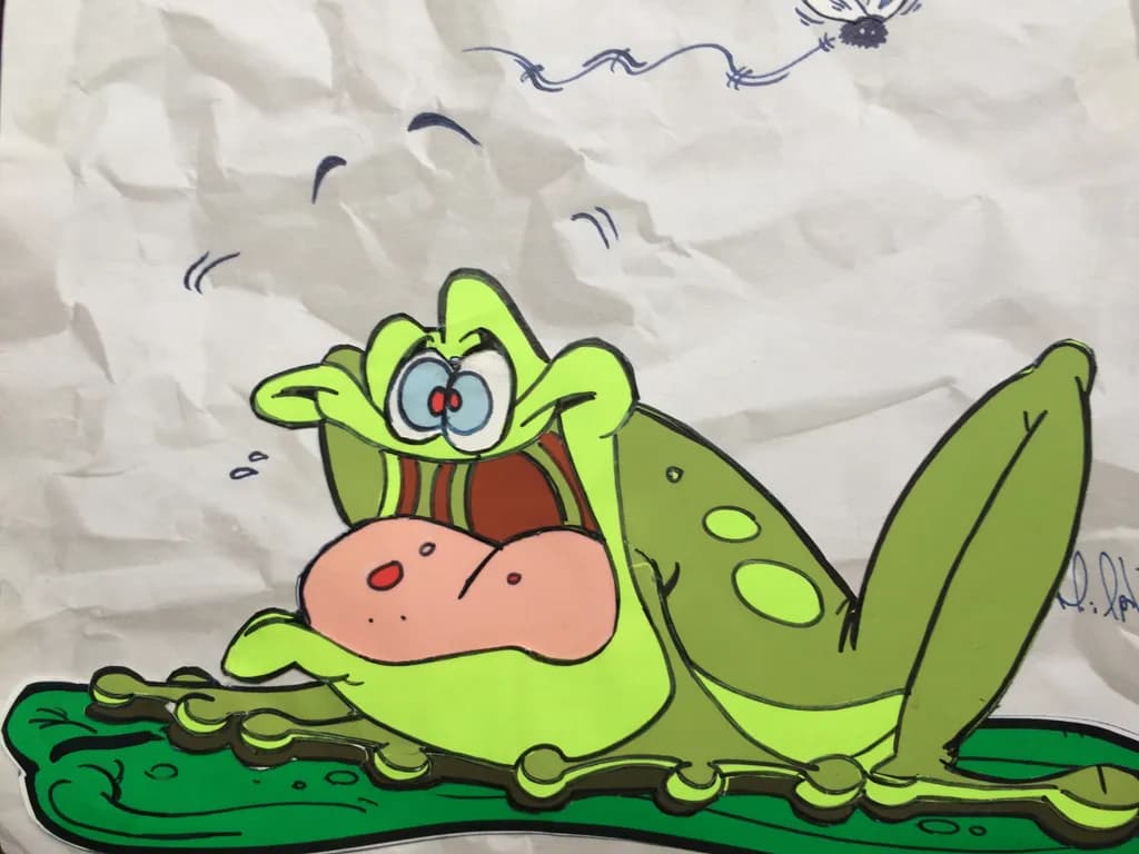 Laughing Frog on Lily Pad