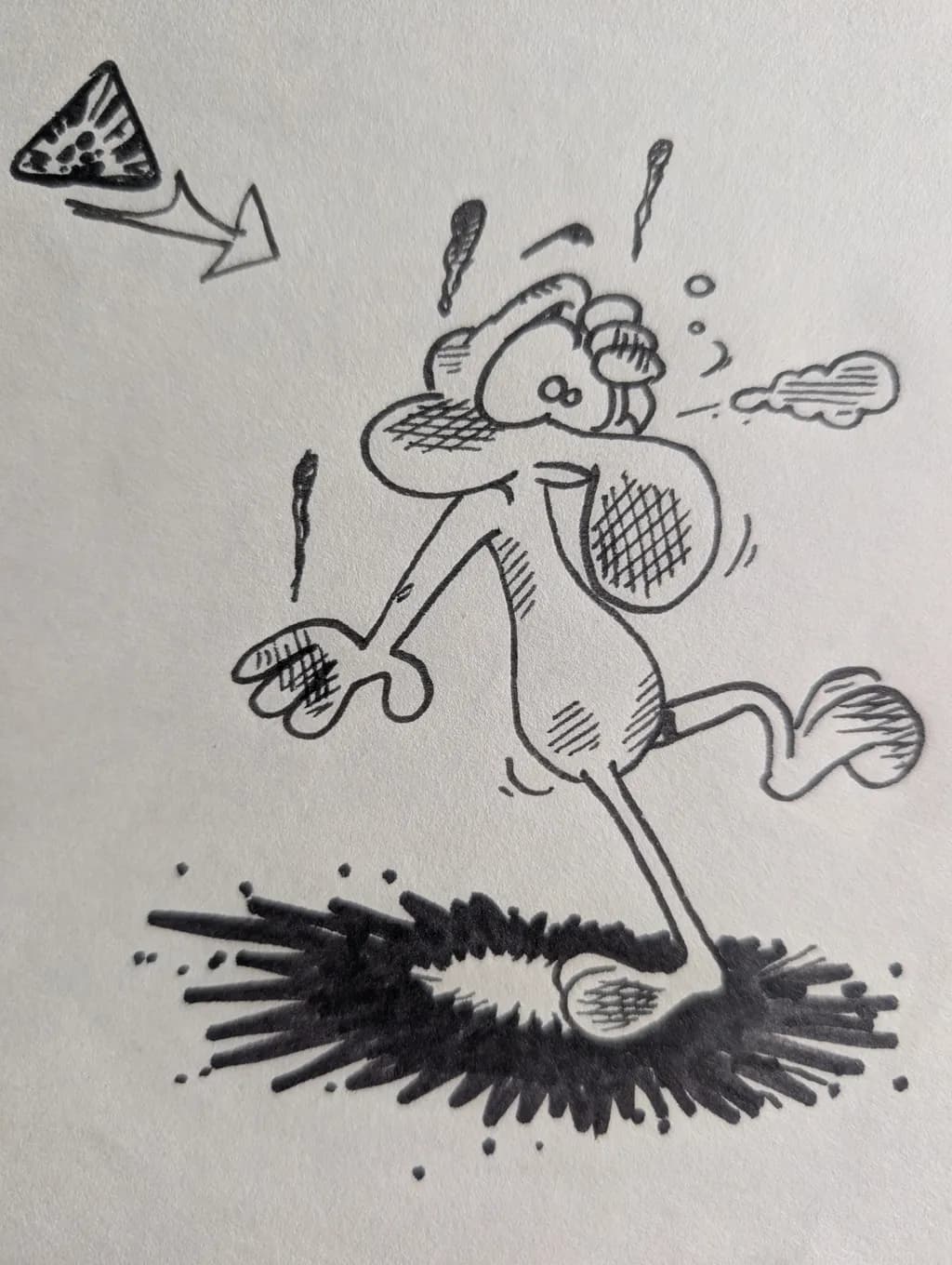 Surprised Cartoon Character