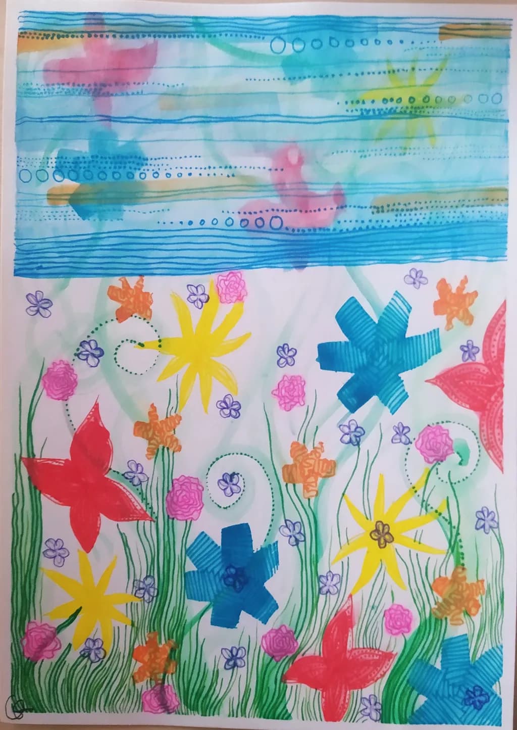Abstract Floral Pattern