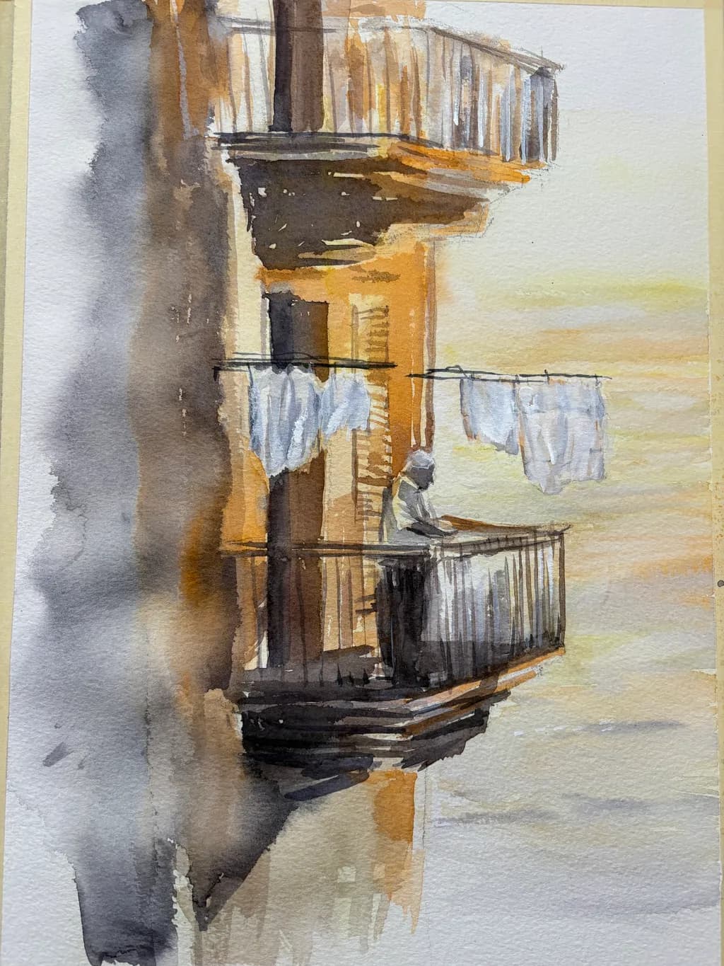 Sunlit Balcony