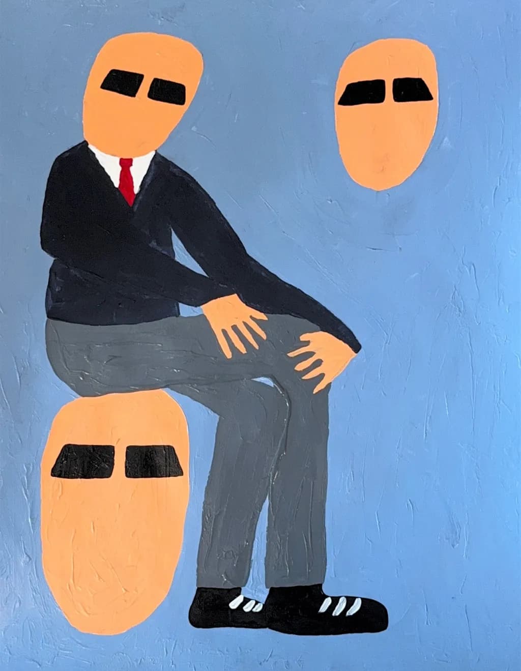Masked Figures Composition