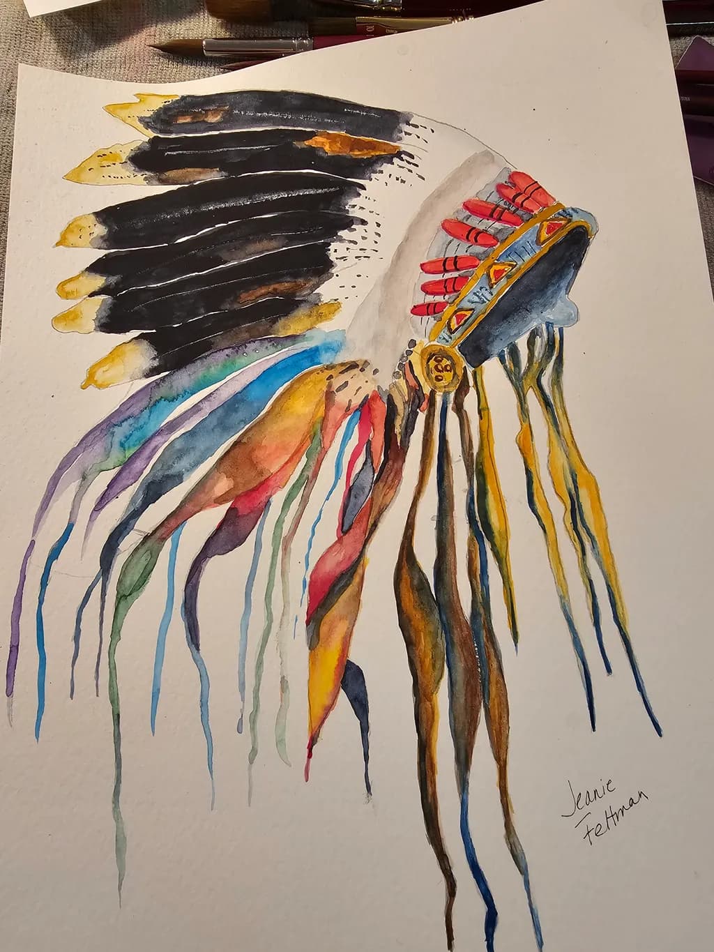 Feathered Headdress Colors