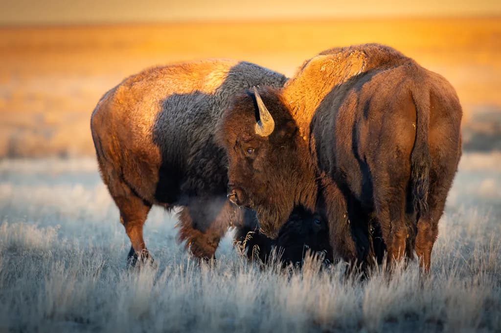 Bison Embrace