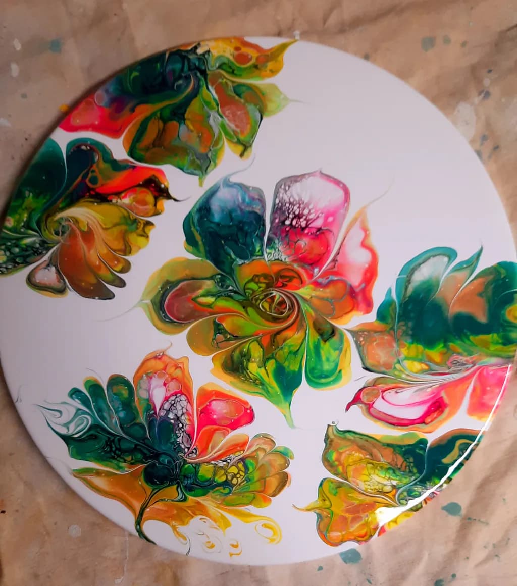 Abstract Floral Swirls