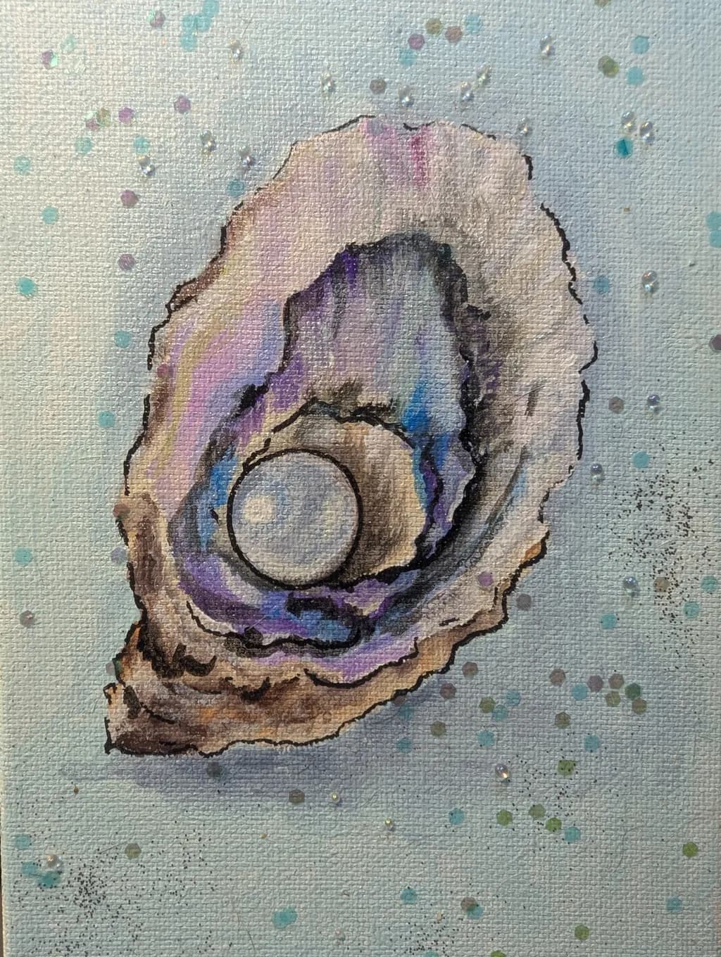 Pearl in Oyster Shell