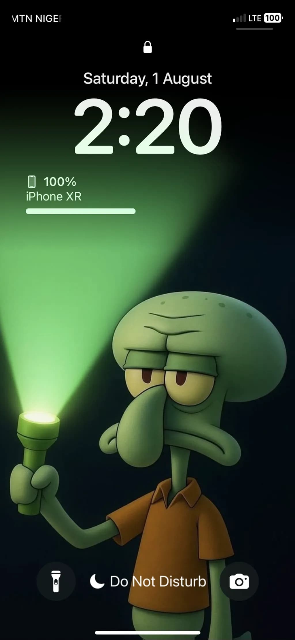 Squidward Flashlight