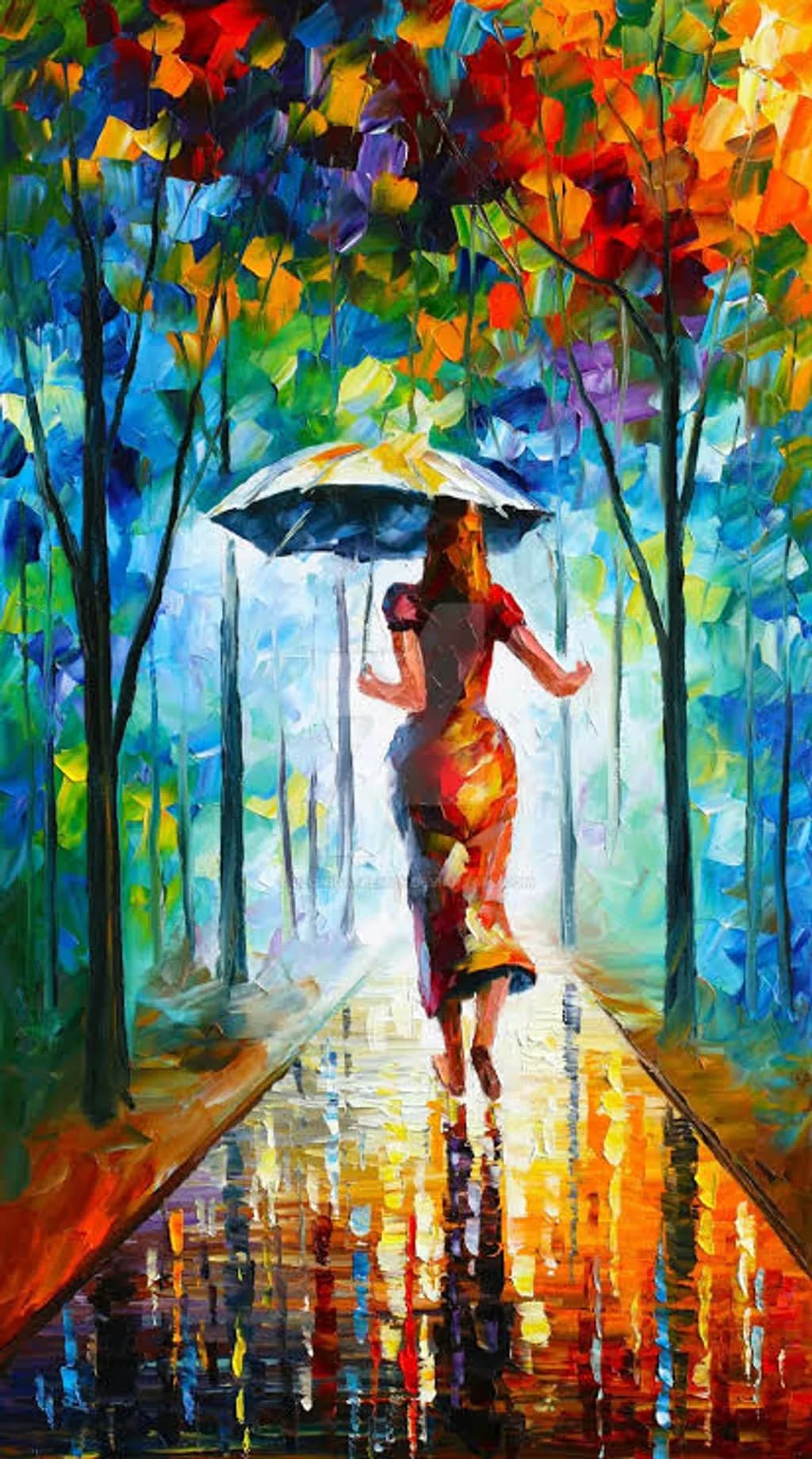 Rainy Path Reflection