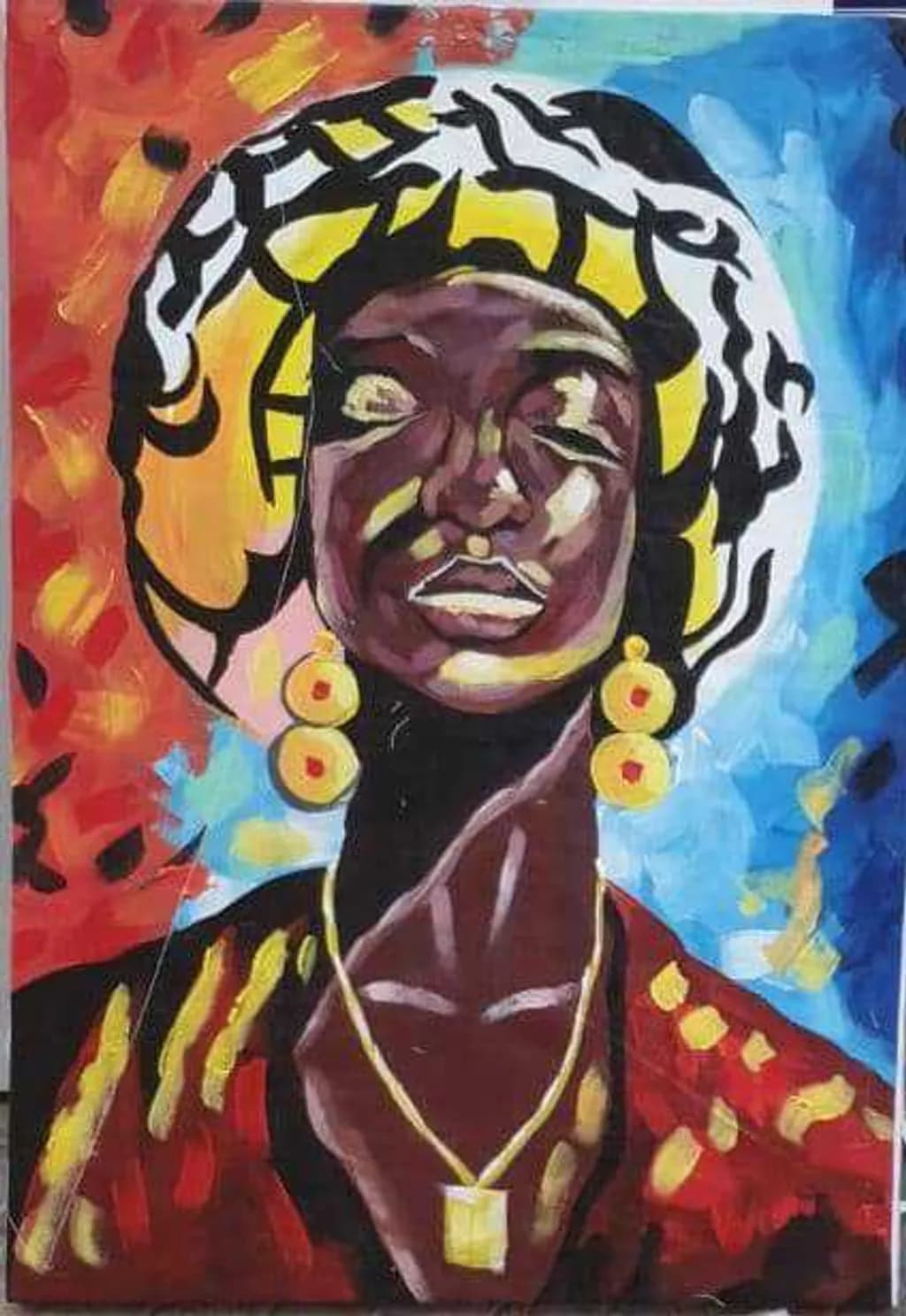 Bold Headwrap Portrait