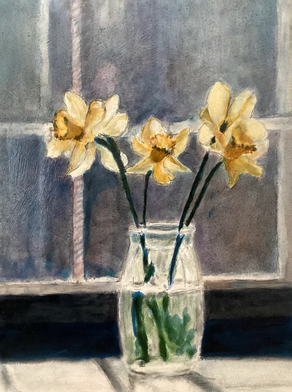 Daffodils in Glass