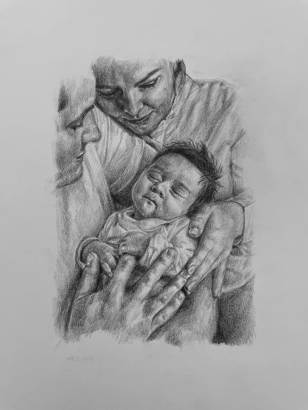 Mother and Baby Sketch
