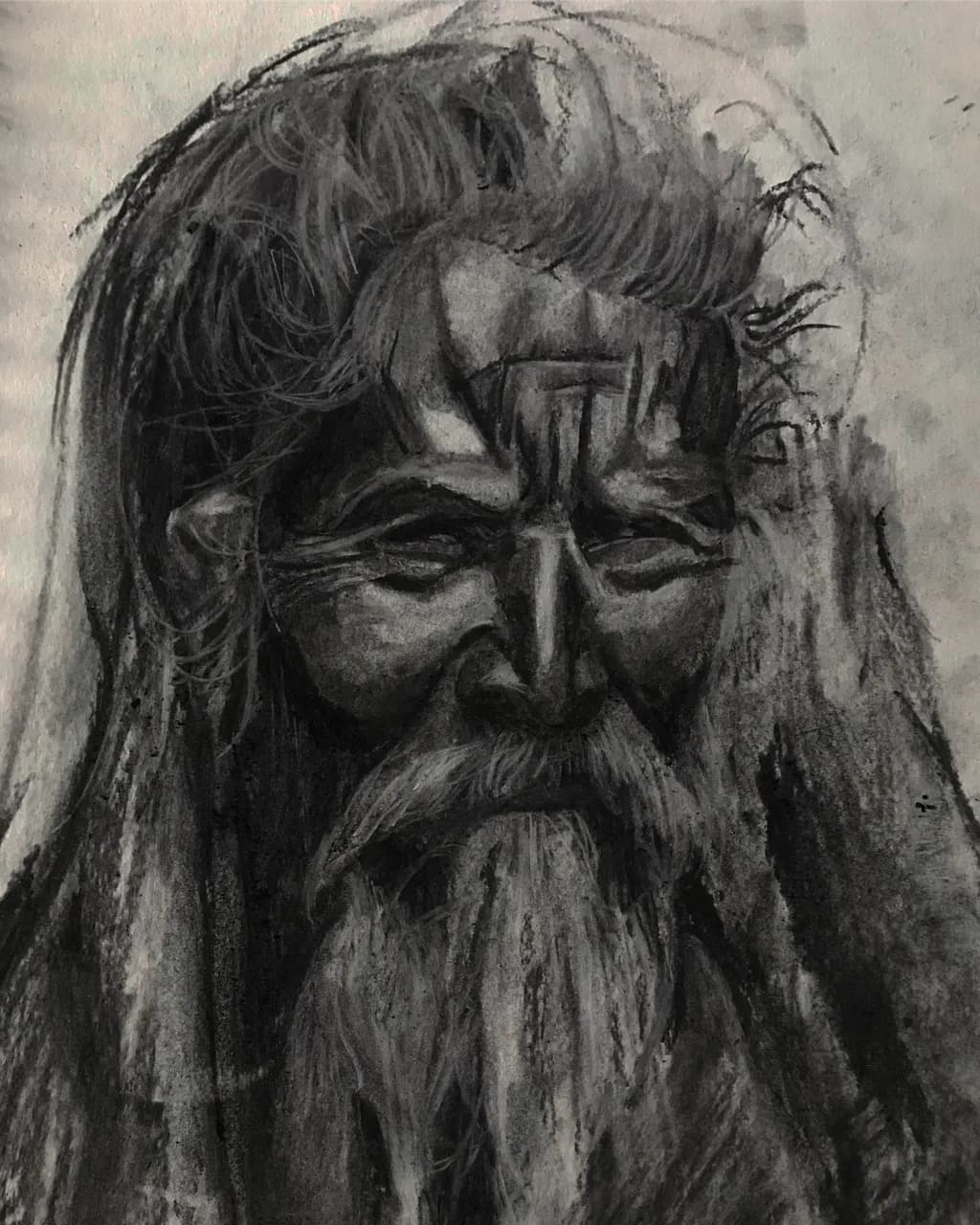 Aged Man Portrait