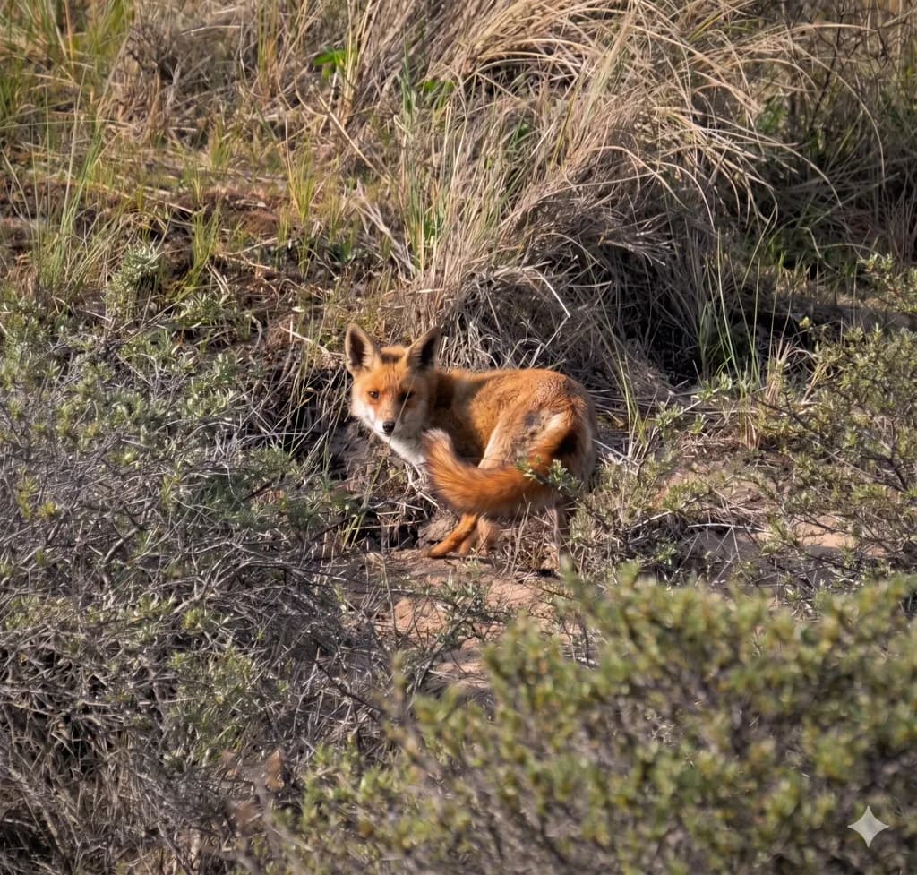 Fox in Brush