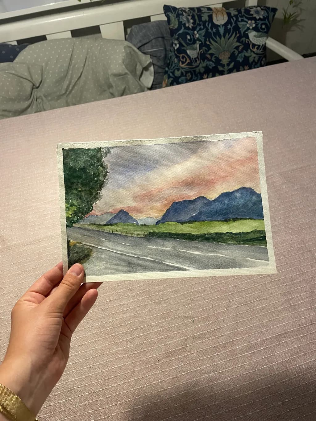 Mountain Road Sunset
