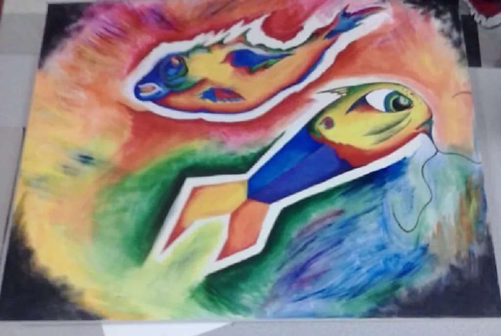Colorful Fish Swim