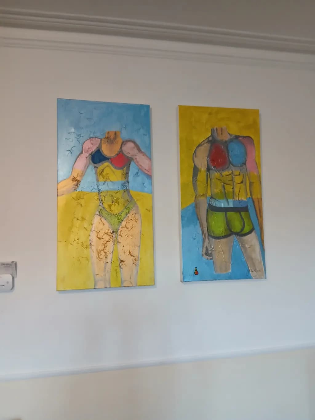 Colorful Swimwear Figures