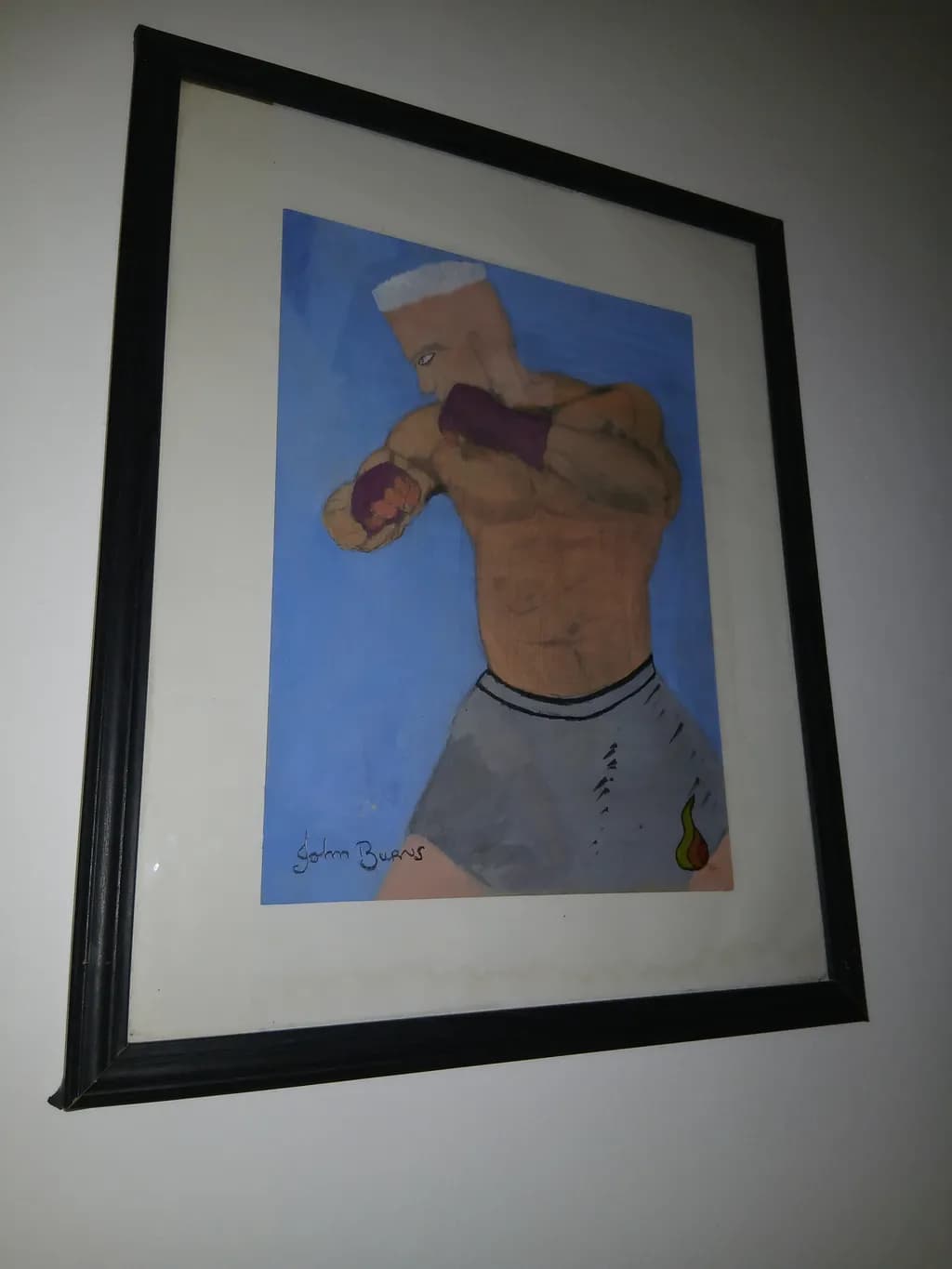 Boxer in Action