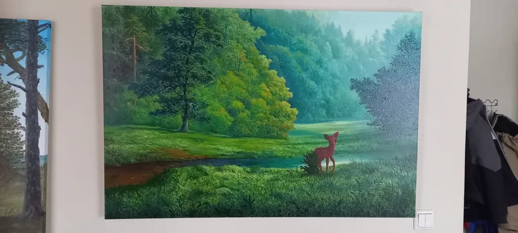 Forest Deer Clearing