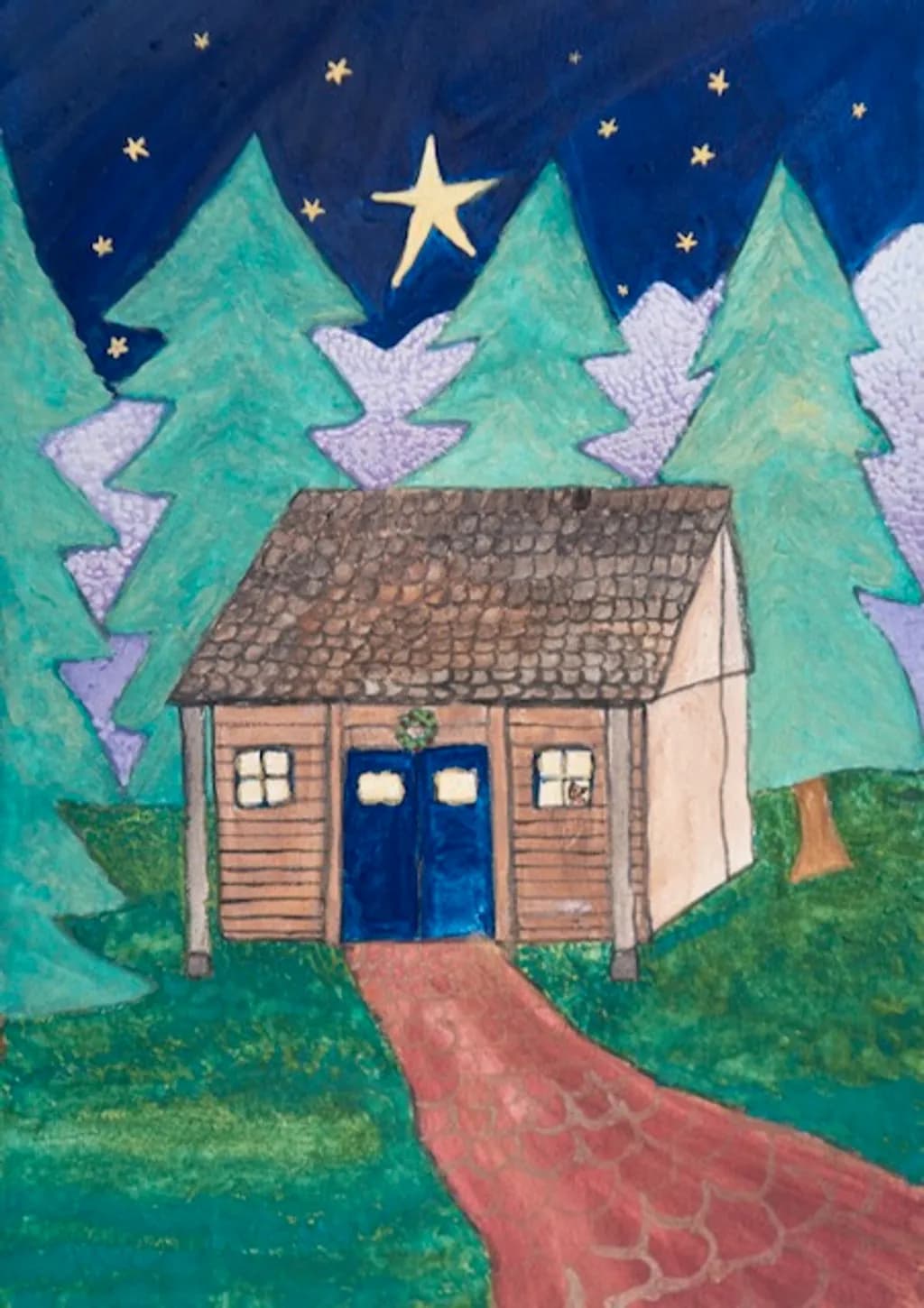 Cabin Among Pines