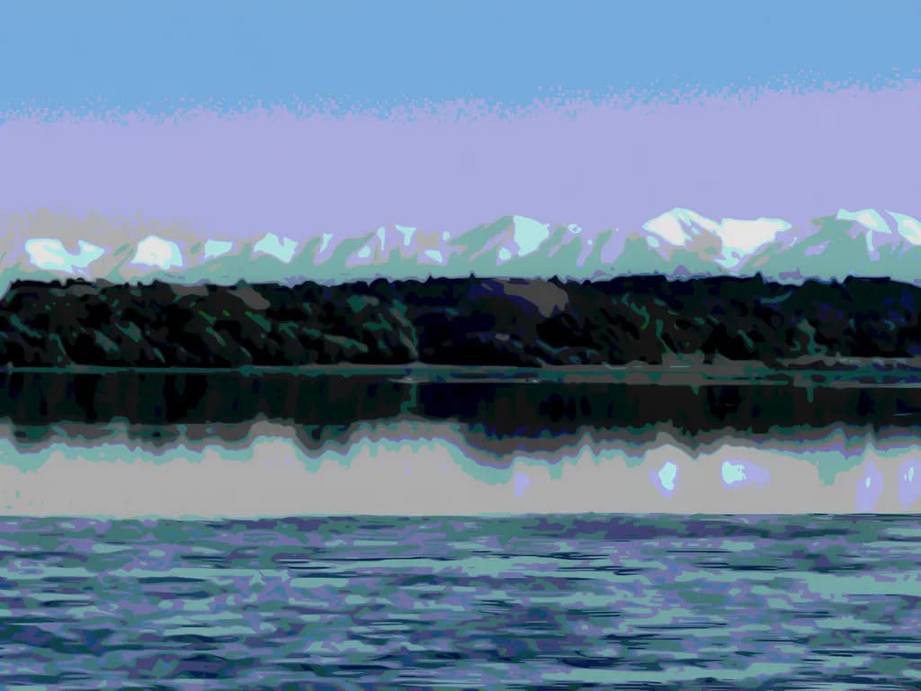 Mountain and Lake Reflection