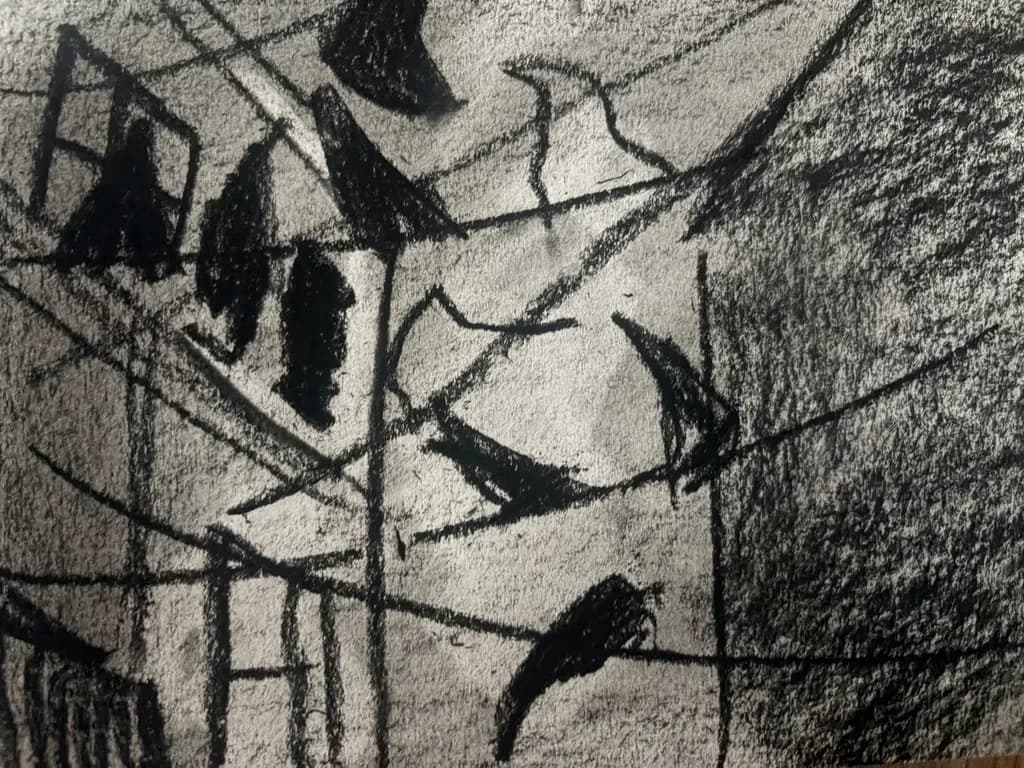 Geometric Charcoal Study