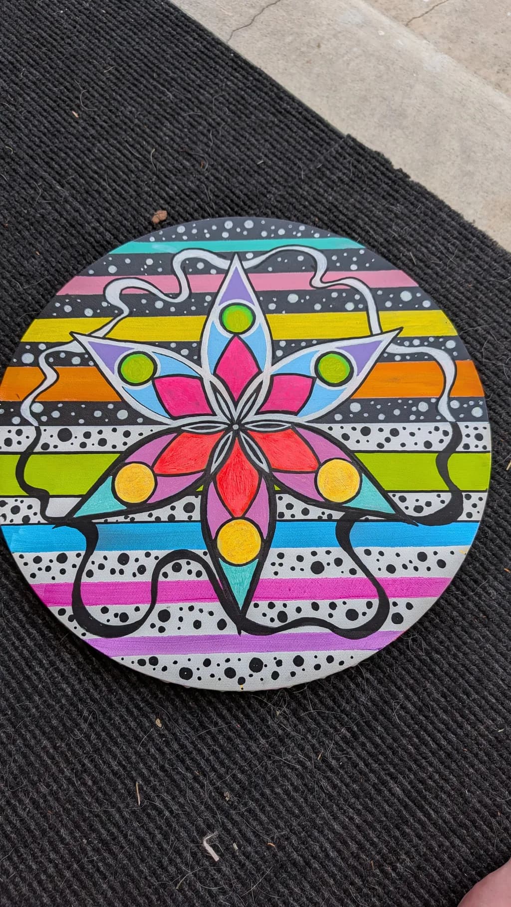 Colorful Starburst Design