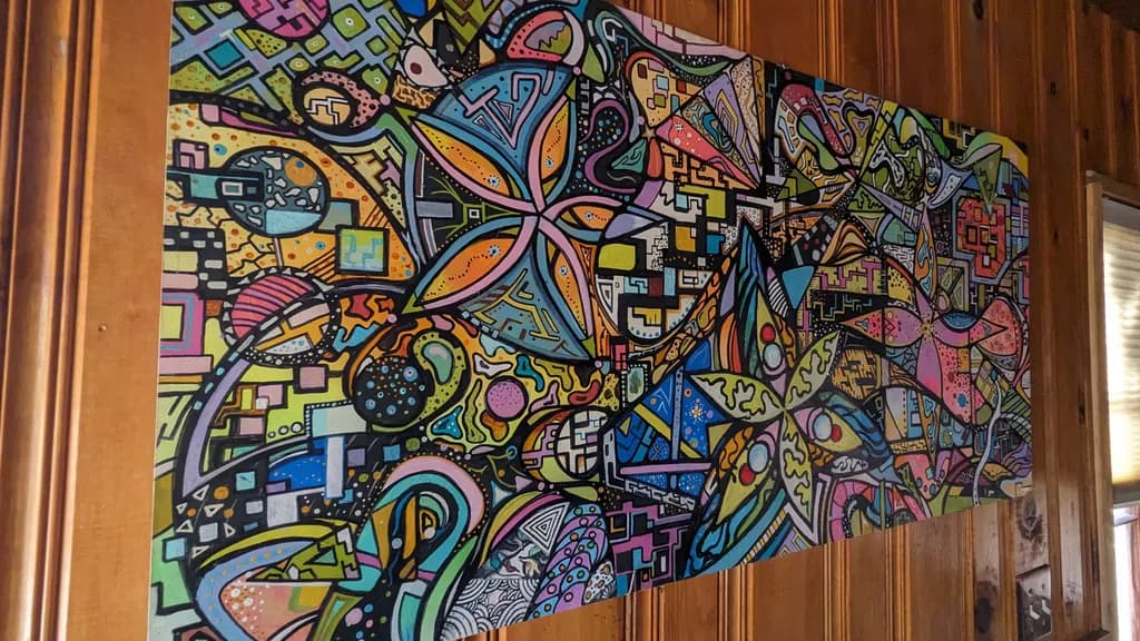 Abstract Mosaic Pattern