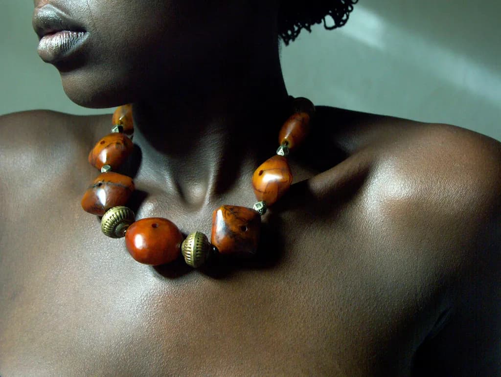 Amber Necklace Portrait