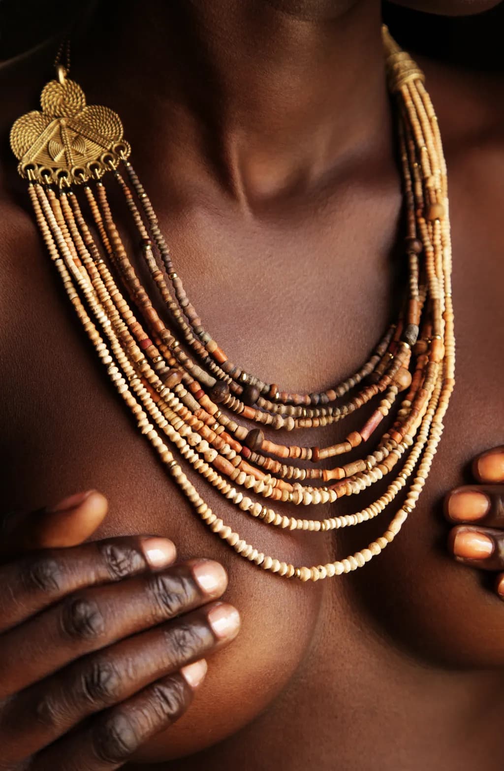 Beaded Necklace Layers