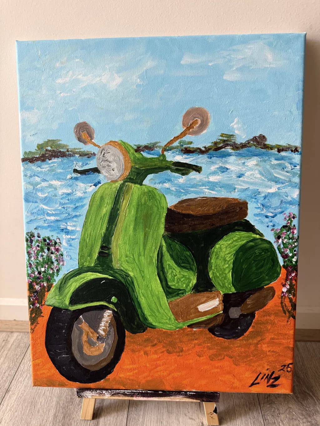 Scooter by the Sea